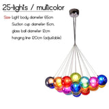 Savon Glass Bubble Chandelier - Novus Decor Lighting