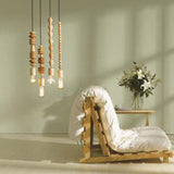 Wooden Beads Pendant Light - Novus Decor Lighting