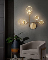 Circulos Brass Ring Wall lamp - Novus Decor Lighting