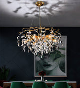Laurel Crystal Chandelier Novus Decor