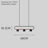 Aurum Stripe Hanging Light - Novus Decor Lighting