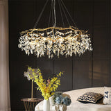 Laurel Crystal Chandelier Novus Decor