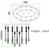 Crystal Drop Pendant Light - Novus Decor Lighting