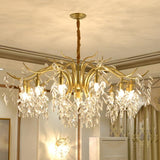 Folius Crystal Chandelier - Novus Decor Lighting