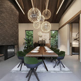 Sparkling Sphere Hanging Light - Novus Decor Lighting