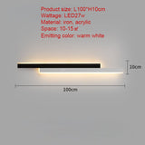 Parallel Wall Lamp in Black & White - Novus Decor Lighting