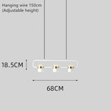 Aurum Stripe Hanging Light - Novus Decor Lighting