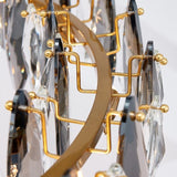 K9 Extra Large Smoke Crystal Chandelier - Novus Decor Lighting