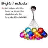 Savon Glass Bubble Chandelier - Novus Decor Lighting