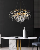 Laurel Crystal Chandelier Novus Decor