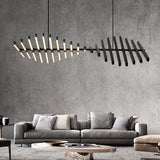 Nordic Crossbar Chandelier - Novus Decor Lighting