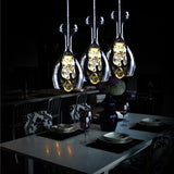 Wine Glass Crystal Pendant Light - Novus Decor Lighting