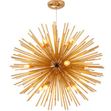 Sunburst Chandelier - Novus Decor Lighting
