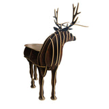 Majestic Wooden Elk Bookcase 55.9"H - Novus Decor Accessories