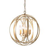 Aurum - Hanging Cage Lamp - Novus Decor Lighting