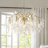 Folius Crystal Chandelier - Novus Decor Lighting