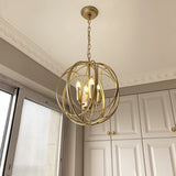 Aurum - Hanging Cage Lamp - Novus Decor Lighting