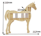 Majestic Wooden Pony Display Shelf - Novus Decor Accessories