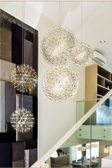 Sparkling Sphere Hanging Light - Novus Decor Lighting