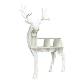 Majestic Wooden Elk Bookcase 55.9"H - Novus Decor Accessories