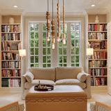 Wooden Beads Pendant Light - Novus Decor Lighting