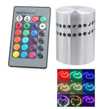 Spiral LED Wall Light With Remote - Novus Decor Lighting