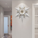 Northern Star Metal Wall Clock - Novus Decor Wall Decor