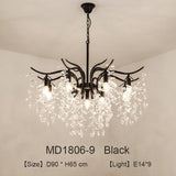 Folius Crystal Chandelier - Novus Decor Lighting