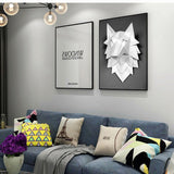 Wolf Head Sculpture Wall Decor - Novus Decor Wall Decor