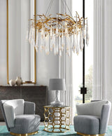 Icicle Crystal Chandelier - Novus Decor Lighting