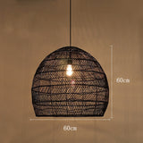 Rattan Hanging Pendant - Novus Decor Lighting
