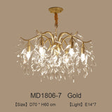 Folius Crystal Chandelier - Novus Decor Lighting