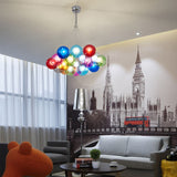 Savon Glass Bubble Chandelier - Novus Decor Lighting