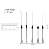 Crystal Drop Pendant Light - Novus Decor Lighting