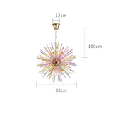 Rainbow Crystal Chandelier - Novus Decor Lighting