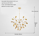 Natural Agate Stone Chandelier - Novus Decor Lighting