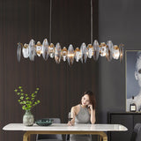 K9 Extra Large Smoke Crystal Chandelier - Novus Decor Lighting
