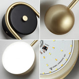 Libra Gold Wall Lamp - Novus Decor Lighting