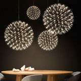 Sparkling Sphere Hanging Light - Novus Decor Lighting