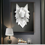 Wolf Head Sculpture Wall Decor - Novus Decor Wall Decor
