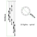 Crystal Drop Pendant Light - Novus Decor Lighting