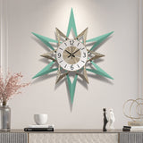 Northern Star Metal Wall Clock - Novus Decor Wall Decor