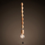 Wooden Beads Pendant Light - Novus Decor Lighting