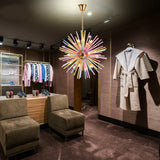 Rainbow Crystal Chandelier - Novus Decor Lighting