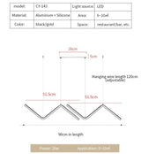 LED Minimalist Chandelier - Novus Decor Lighting