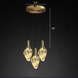 Natural Quartz Crystal Pendant - Novus Decor Lighting