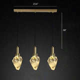 Natural Quartz Crystal Pendant - Novus Decor Lighting