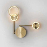 Circulos Brass Ring Wall lamp - Novus Decor Lighting
