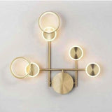 Circulos Brass Ring Wall lamp - Novus Decor Lighting