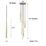 Slim Multi Pendant Light - Novus Decor Lighting